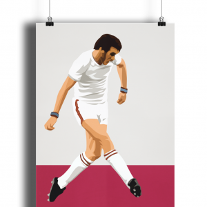 Peter Withe A4 Poster